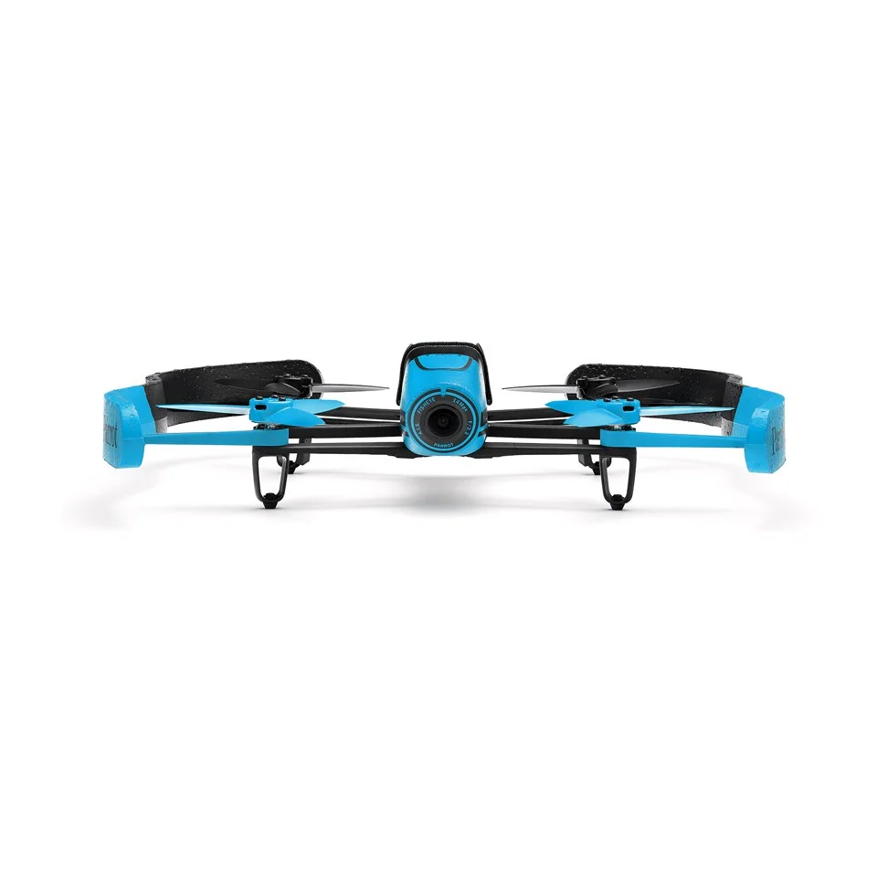 Parrot Bebop Drone and Skycontroller (Embedded GPS, 14MP Camera, 1080p HD Camcorder, 8GB Flash Storage) - Blue Afbeelding 1
