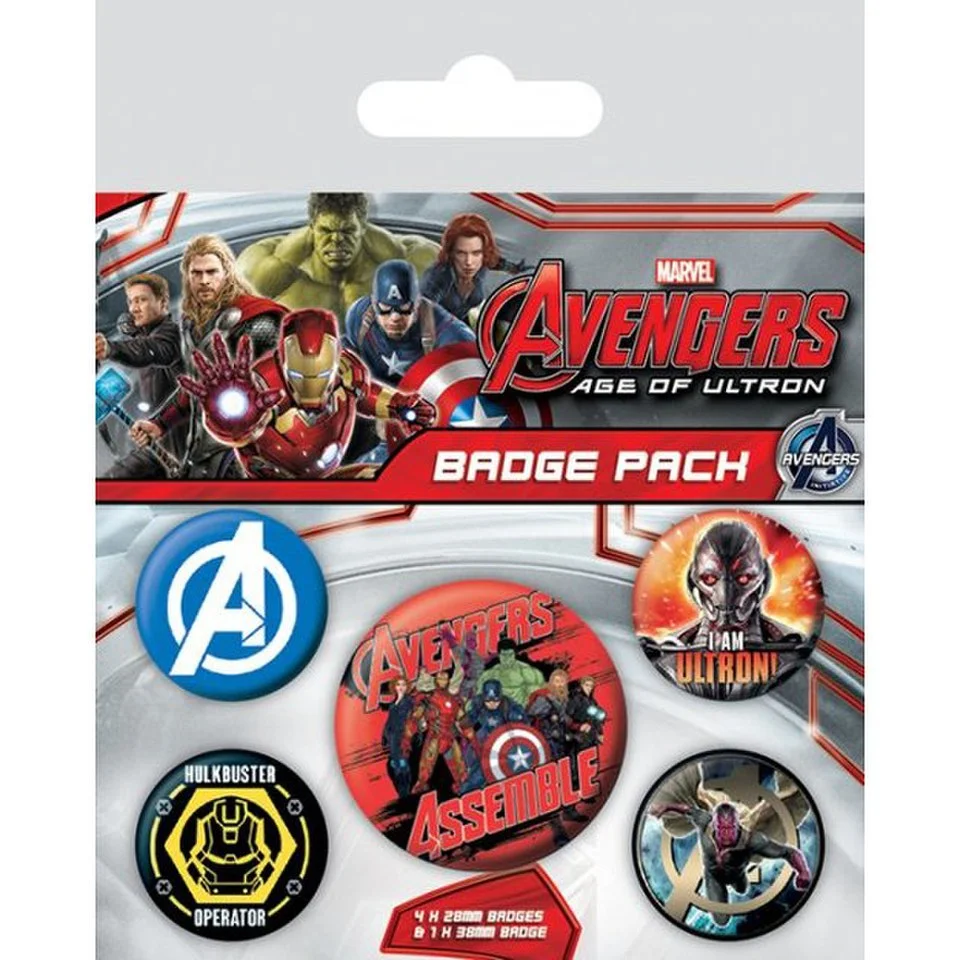 Marvel Avengers Age Of Ultron - Badge Pack Afbeelding 1
