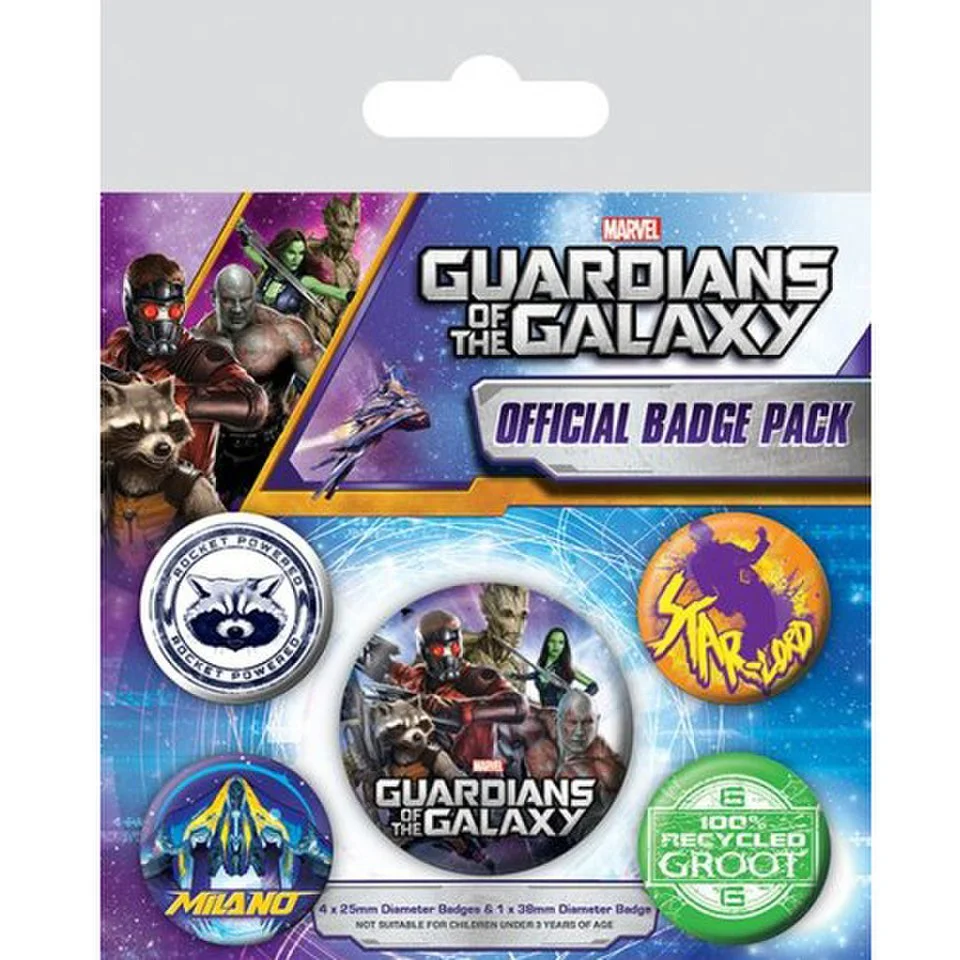 Marvel Guardians Of The Galaxy - Badge Pack Afbeelding 1