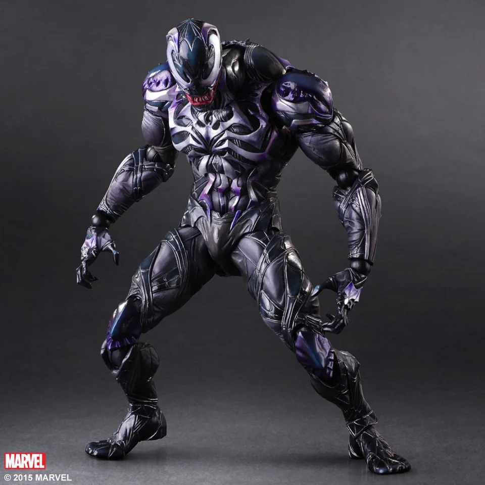 Square Enix Marvel Comics Venom Variant Play Arts Kai Figure Afbeelding 1