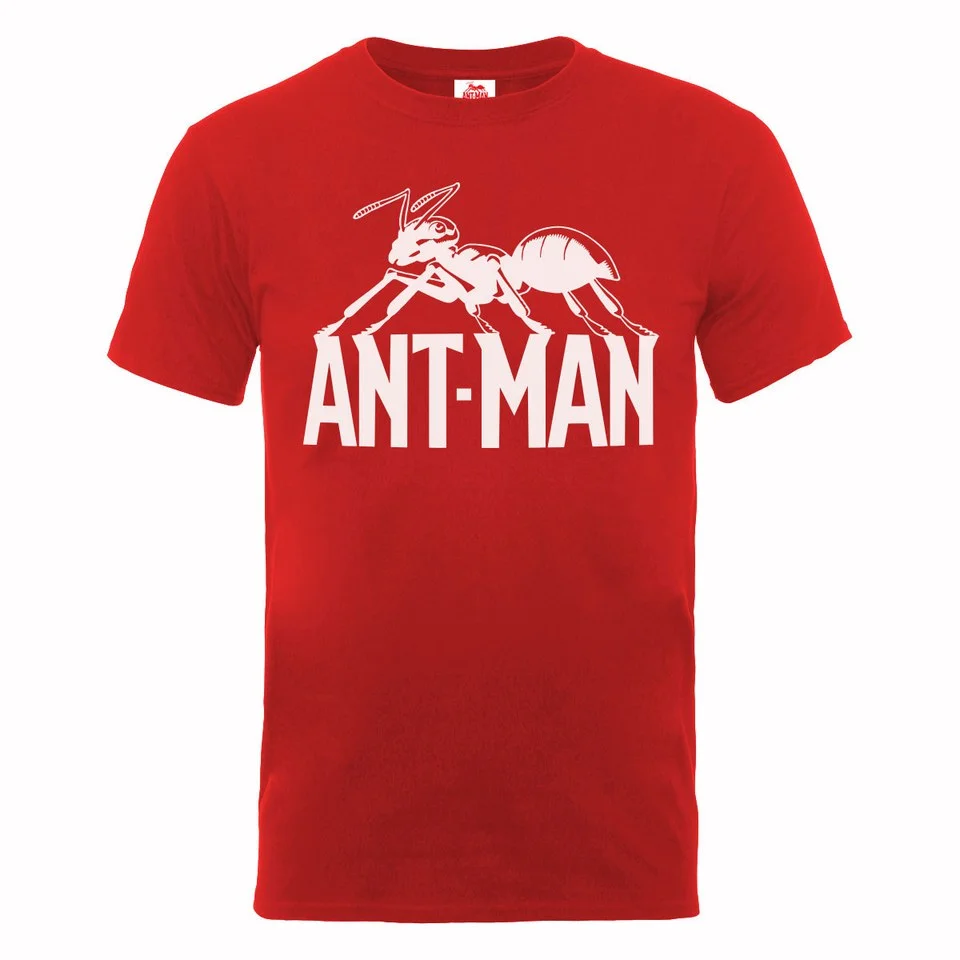 Zavvi Exclusive Marvel Men's Ant Man Logo T-Shirt - Red - S - Rood Afbeelding 1
