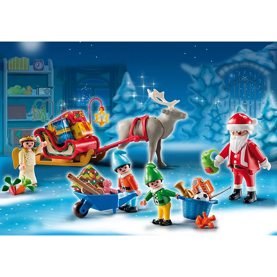 Playmobil Advent Calendar Santas Workshop (5494) Afbeelding 1