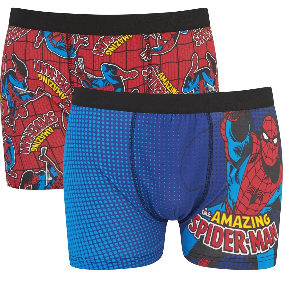 Spiderman Men's 2 Pack Boxers - Red - S - Rood Afbeelding 1