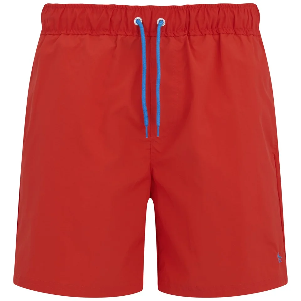 Original Penguin Men's Daddy Swim Shorts - Fiery Red - S - Rood Afbeelding 1