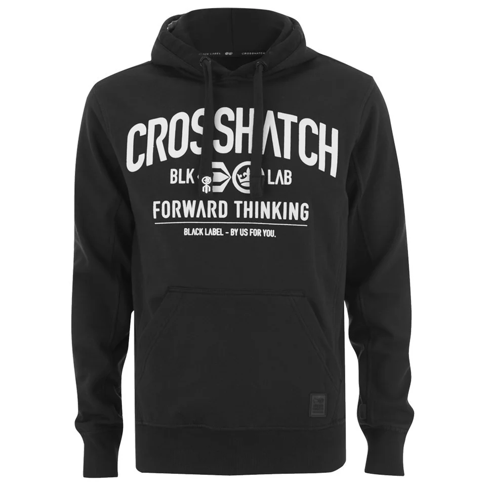 Crosshatch Men's Zook Hoody - Black - S - Zwart Afbeelding 1