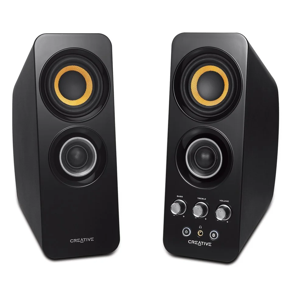Creative T30 Wireless, Bluetooth and NFC 2.0 PC Speakers - Black Afbeelding 1