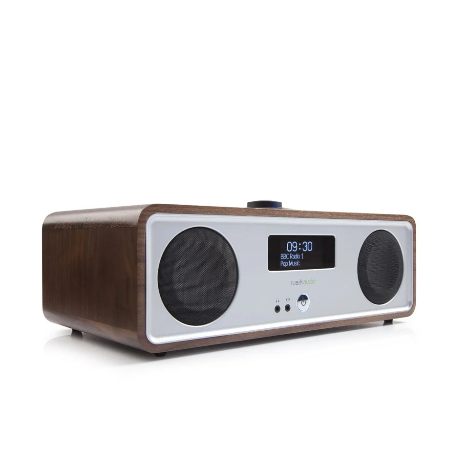 Ruark Audio R2 MKIII Tabletop Bluetooth and Wi-Fi Stereo - Rich Walnut Veneer Afbeelding 1