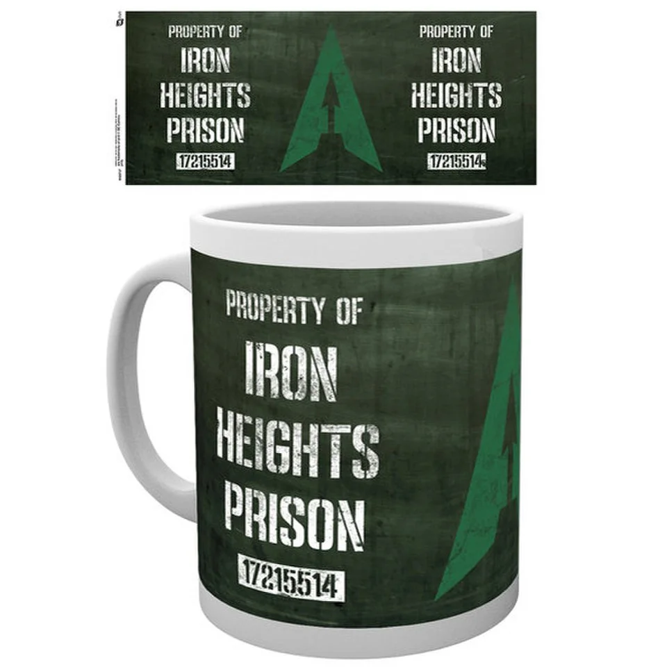 DC Comics Arrow Iron Heights Prison - Mug Afbeelding 1