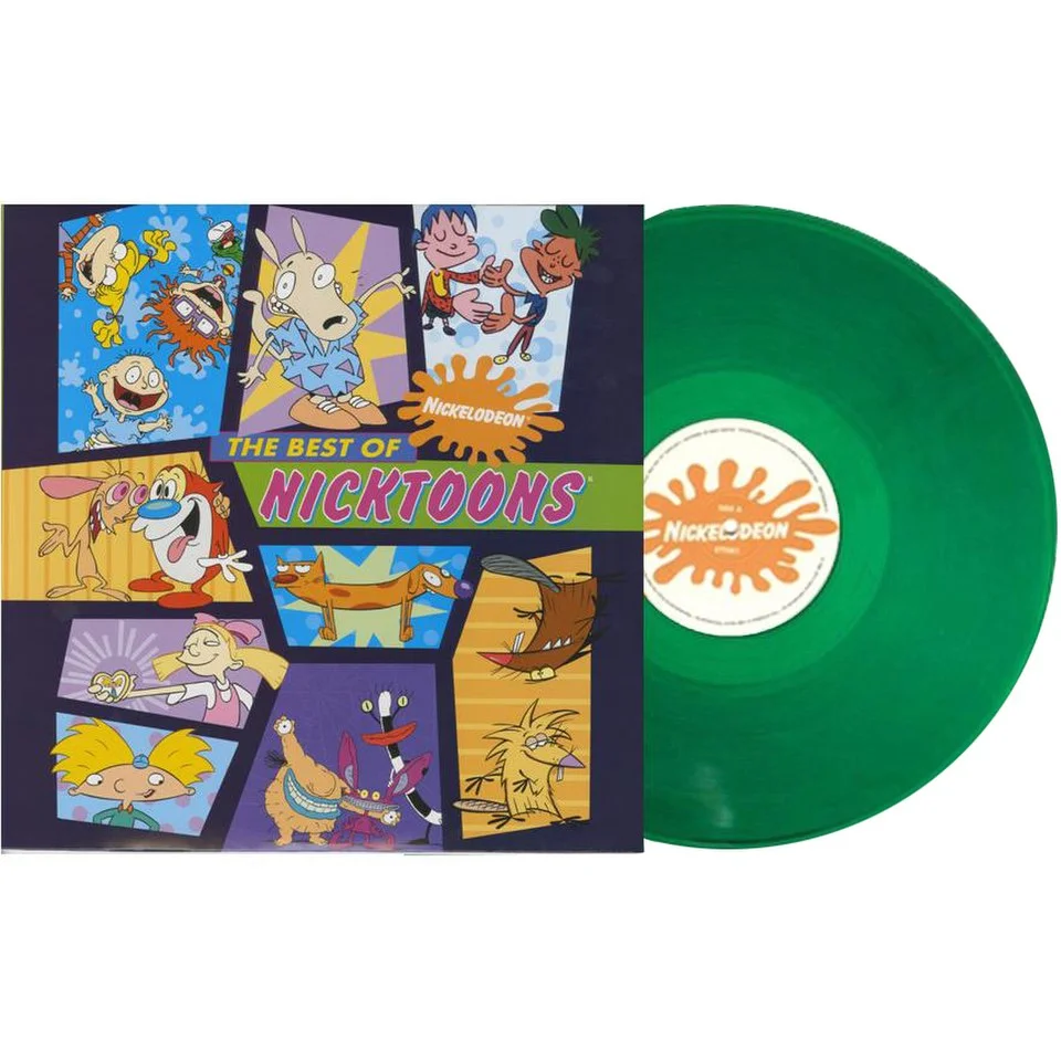 The Best of Nicktoons OST (1LP) - Zavvi Exclusive Limited Green Slime Vinyl (400 Only) Afbeelding 1