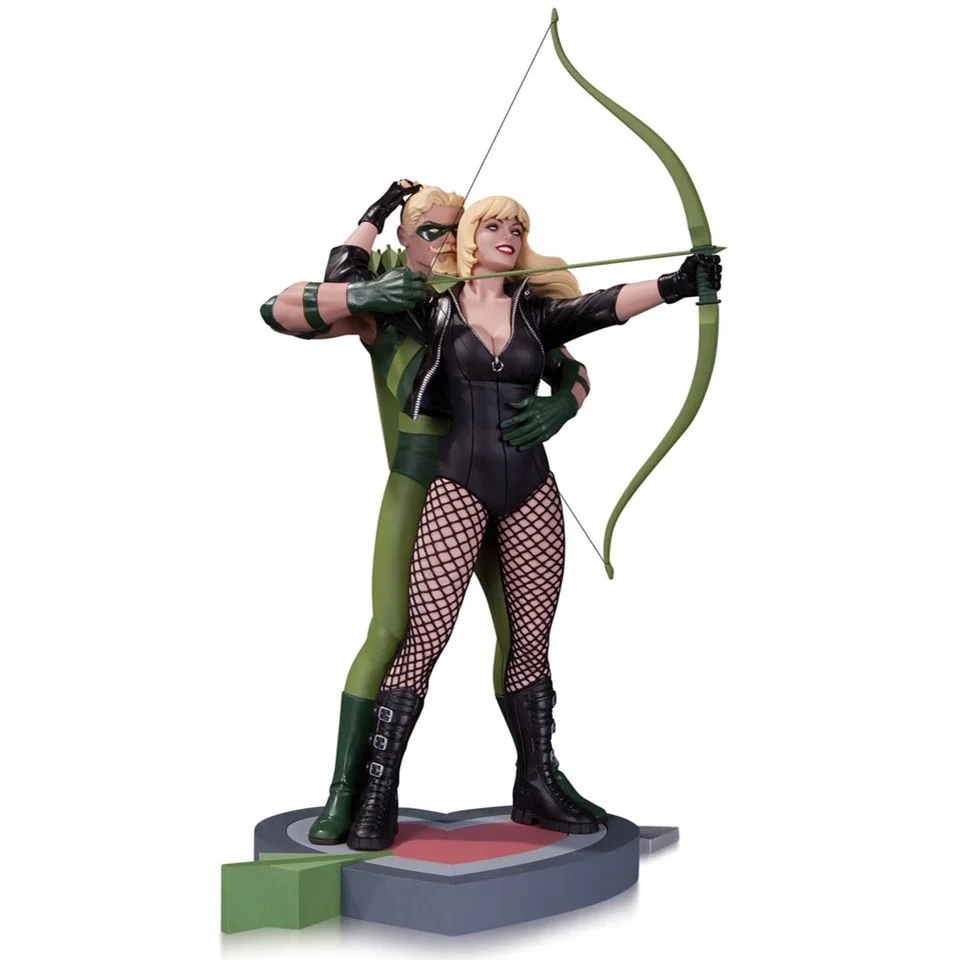 DC Collectibles DC Comics Arrow Green Arrow and Black Canary 12 Inch Statue Afbeelding 1