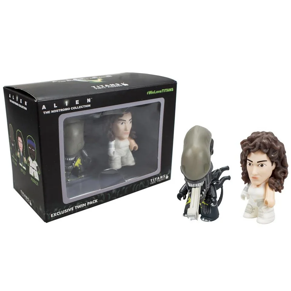 Titans Alien Ripley and Xenomorph 3 Inch Mini Figure 2-Pack Afbeelding 1
