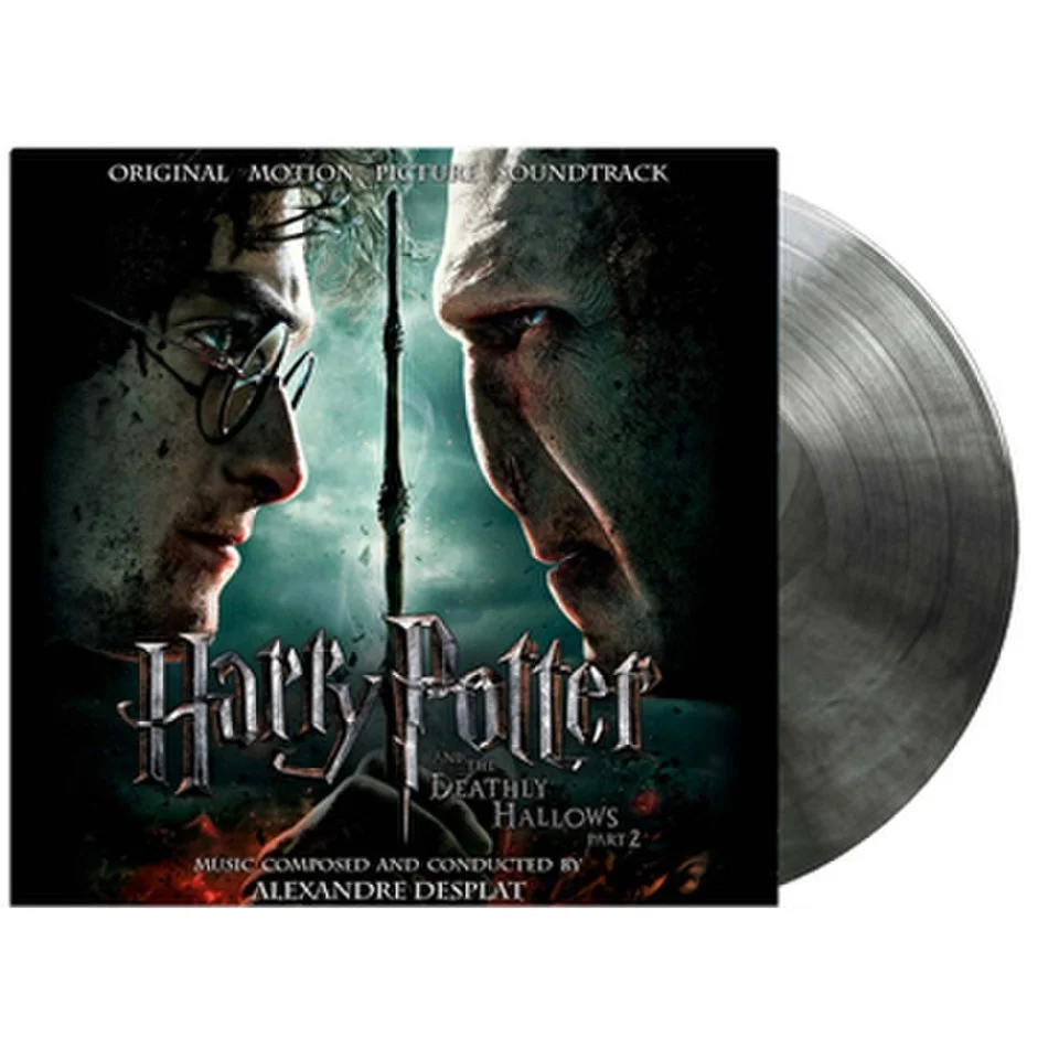 Harry Potter and The Deathly Hallows - Part 2 Original Soundtrack OST (2LP) - Limited Coloured Vinyl (400 Only) Afbeelding 1