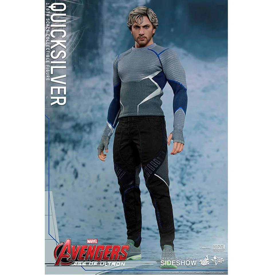 Hot Toys Marvel Avengers Age Of Ultron Quicksilver 1:6 Scale Figure Afbeelding 1