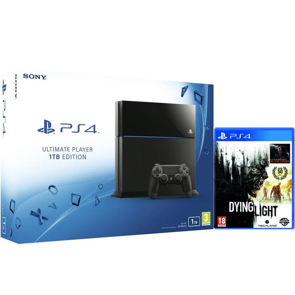 Sony PlayStation 4 1TB - Includes Dying Light Afbeelding 1