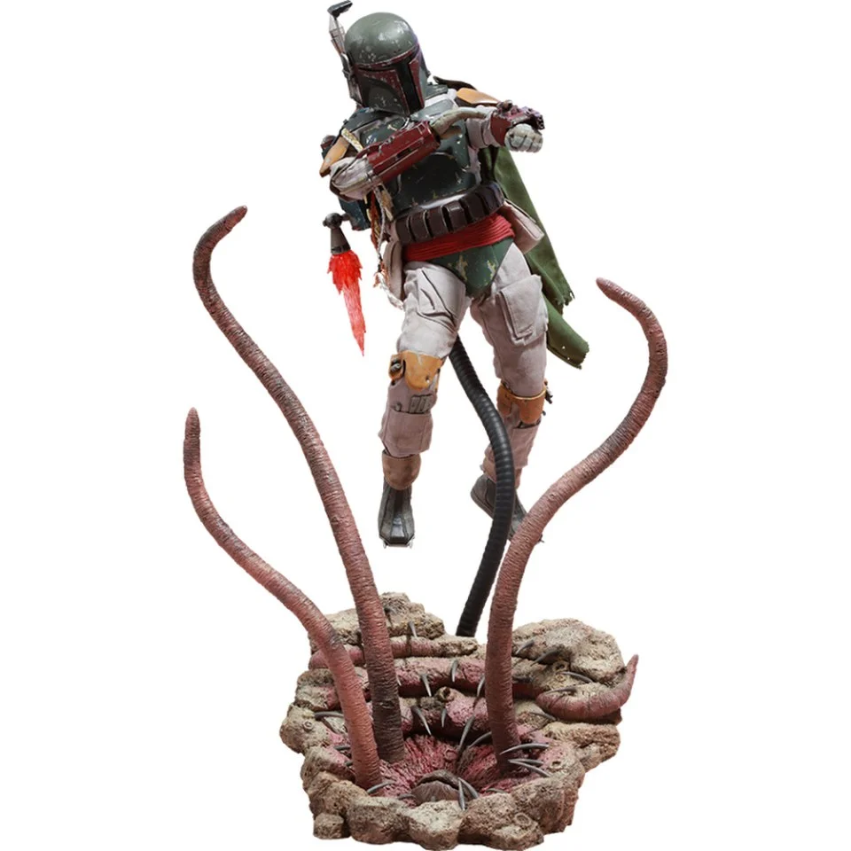 Hot Toys Star Wars Return Of The Jedi Boba Fett Deluxe Version 1:6 Scale Figure Afbeelding 1