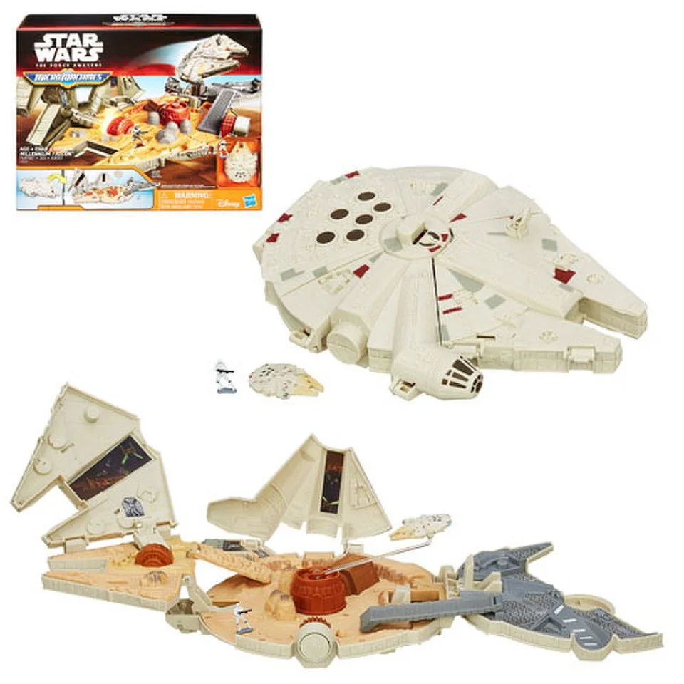 Star Wars The Force Awakens Micro Machines Millenium Falcon Set Afbeelding 1