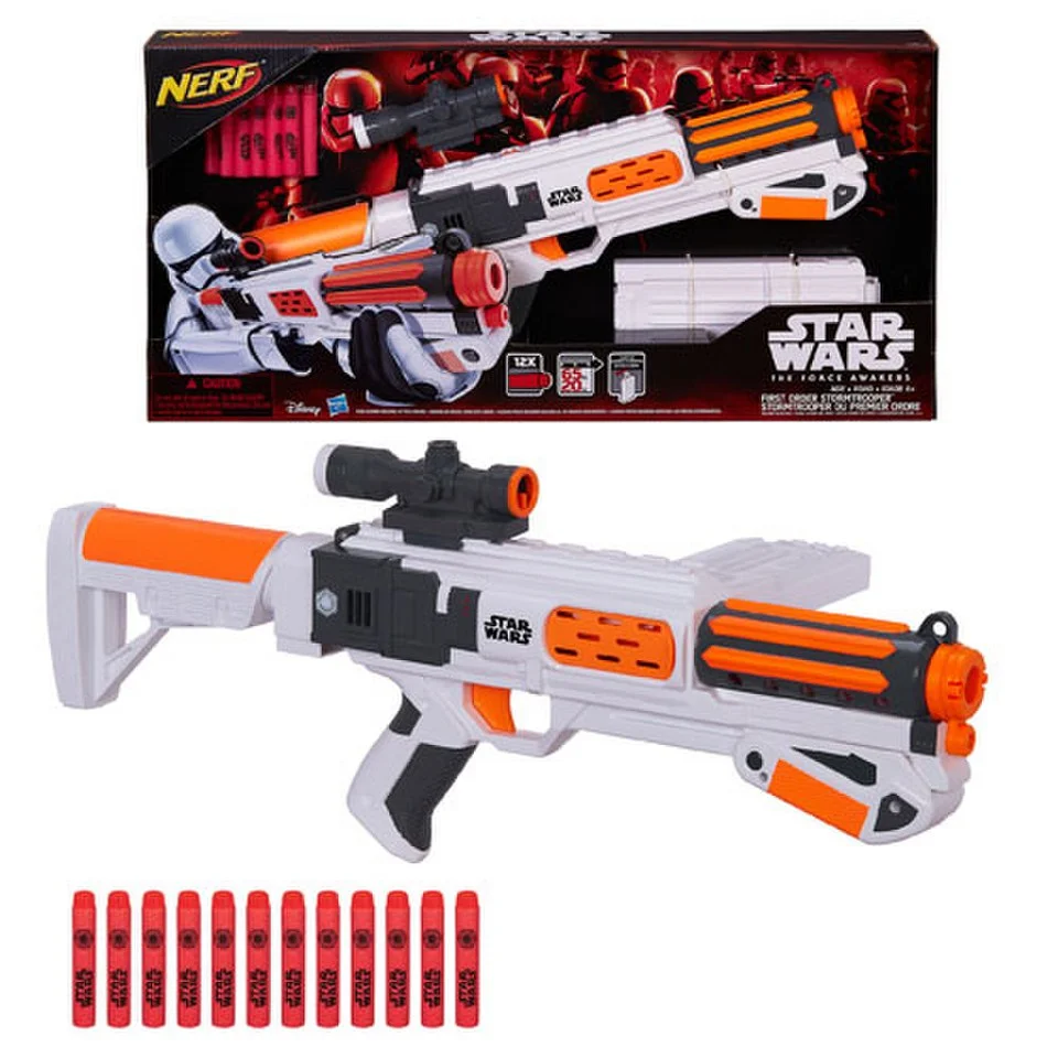 Star Wars The Force Awakens First Order Stormtrooper NERF Rifle Afbeelding 1