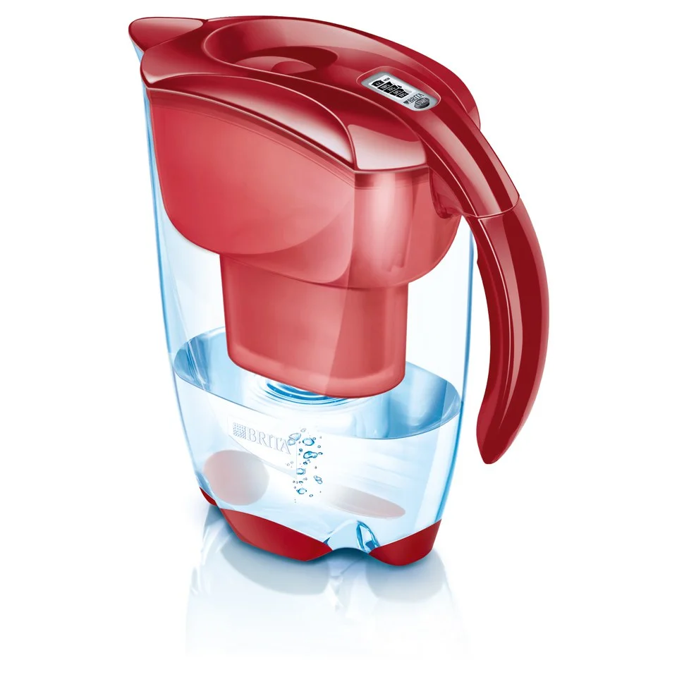 BRITA Elemaris Meter Cool Waterfilterkan - Rood (2,4L) Afbeelding 1