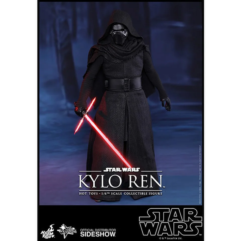 Hot Toys Star Wars: The Force Awakens - Kylo Ren - Sixth Scale Figure Afbeelding 1
