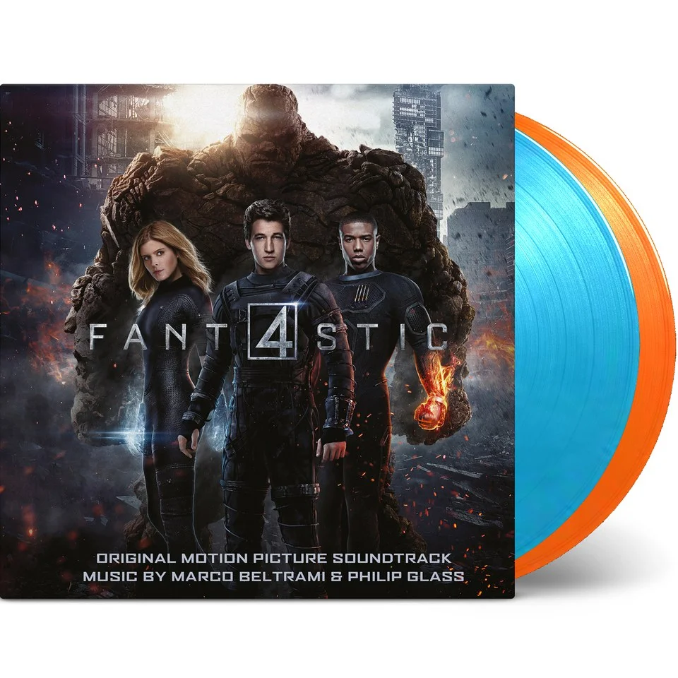 Fantastic Four: The Original Motion Picture Soundtrack OST (2LP) - Zavvi Exclusive Ltd Edition Vinyl - Thing Edition (500 Worldwide Only) Afbeelding 1