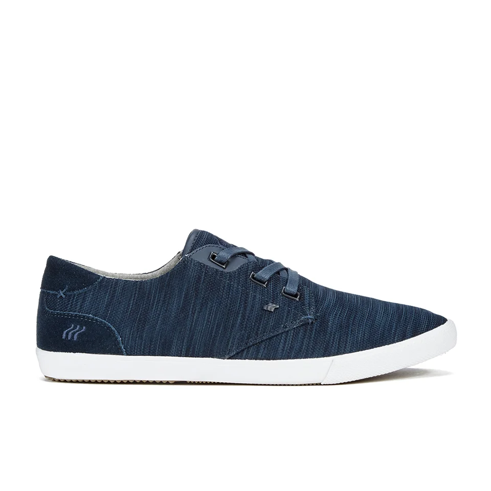 Boxfresh Men's Stern Flecked Mesh Low Top Trainers - Navy/Grey - UK 7 - Navy blauw Afbeelding 1