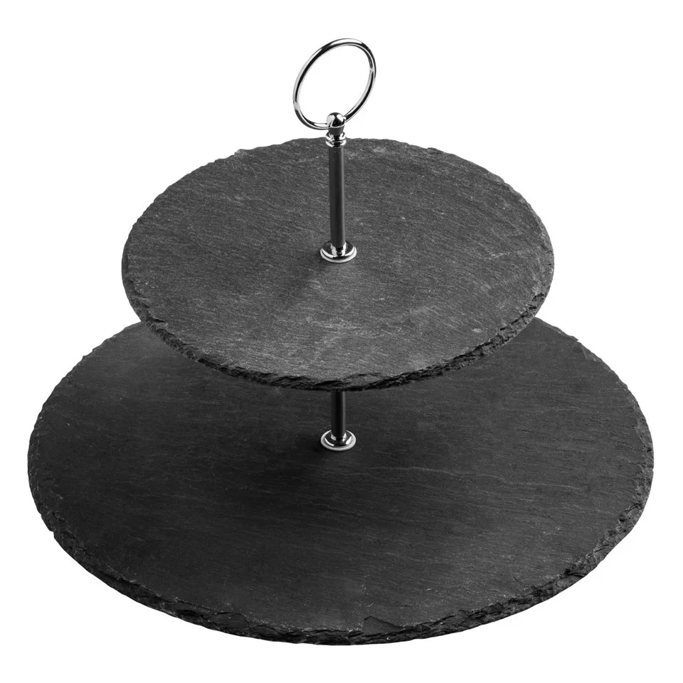Premier Housewares Slate Cake Stand Afbeelding 1