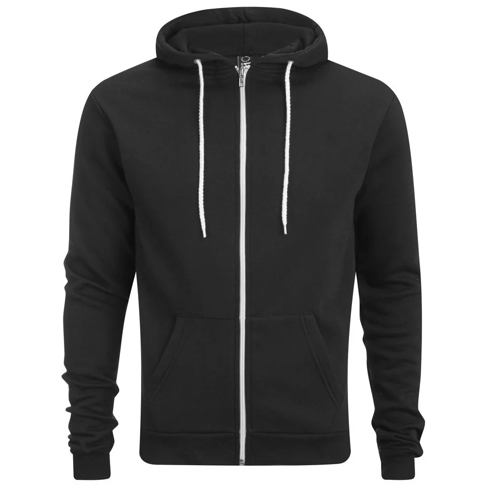 Soul Star Men's Berkley Zip Through Hoody - Black - XS - Zwart Afbeelding 1