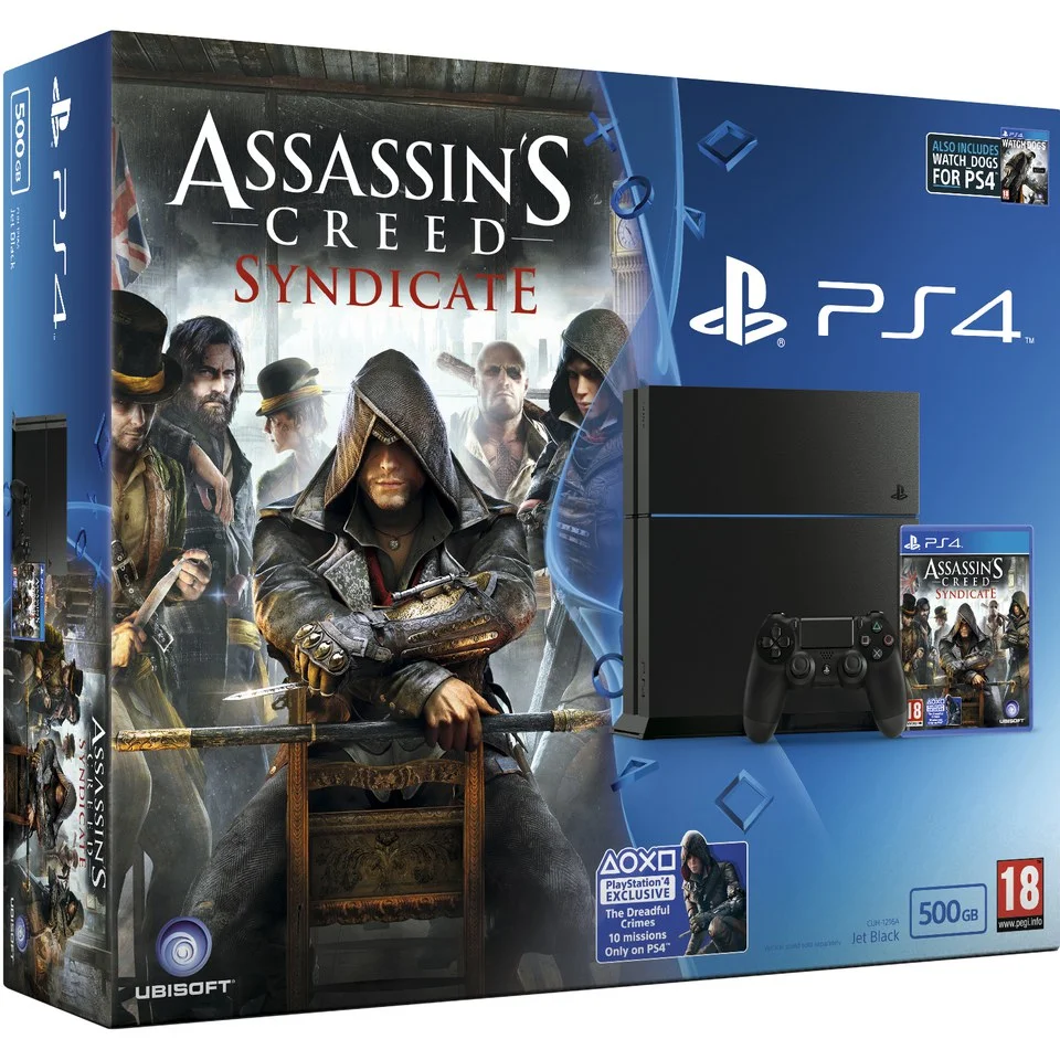 Sony PlayStation 4 500GB Console - Assassin's Creed: Syndicate Afbeelding 1