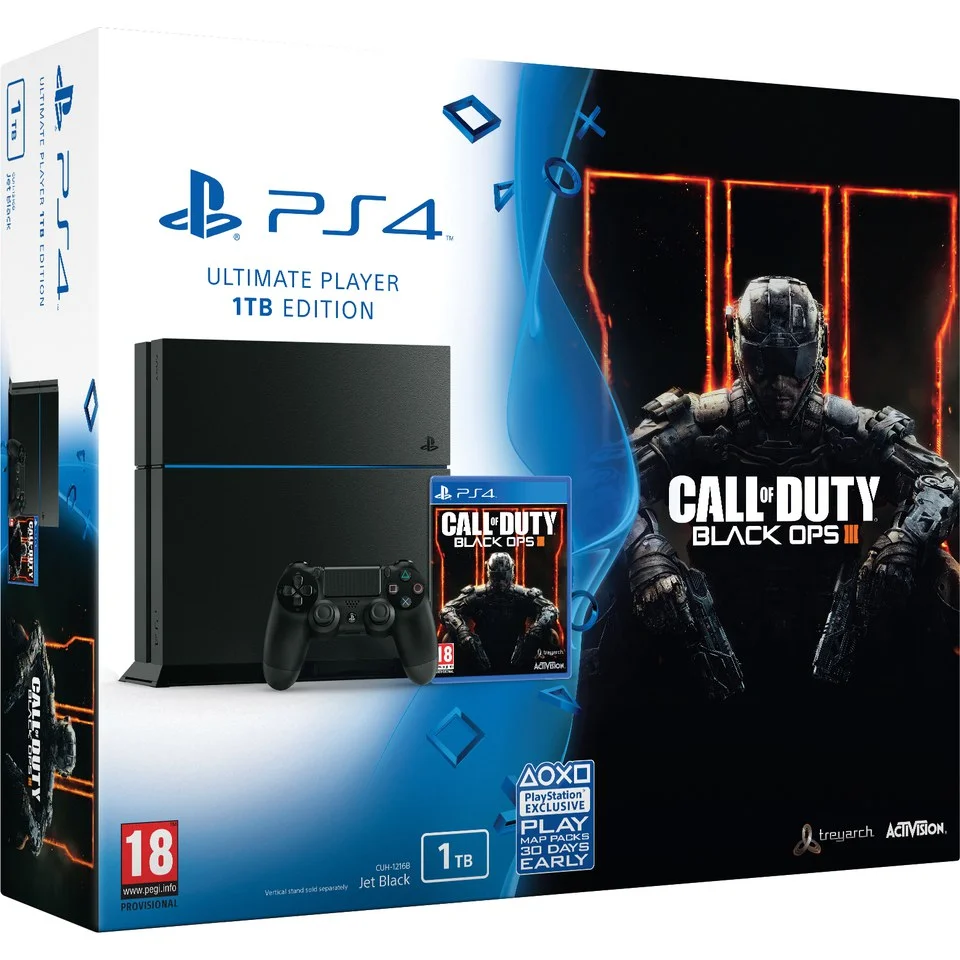 Sony PlayStation 4 1TB - Call of Duty: Black Ops III Afbeelding 1