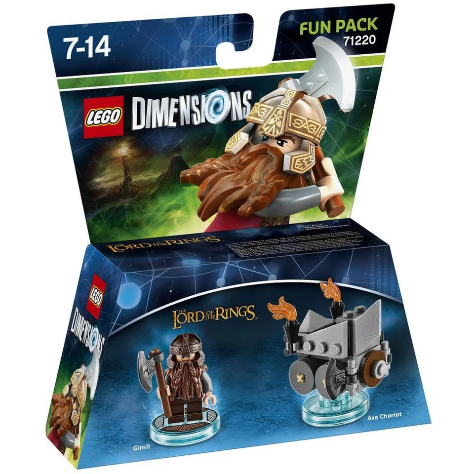 LEGO Dimensions, LOTR, Gimli Fun Pack Afbeelding 1