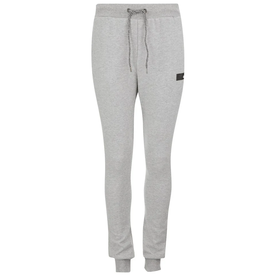 Gio Goi Men's Trebble Fleece Sweatpants - Grey Marl - M - Grijs Afbeelding 1