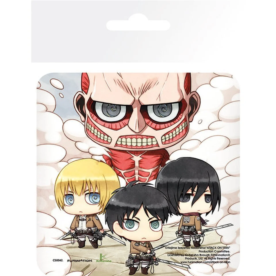 Attack On Titan Group - Coaster Afbeelding 1