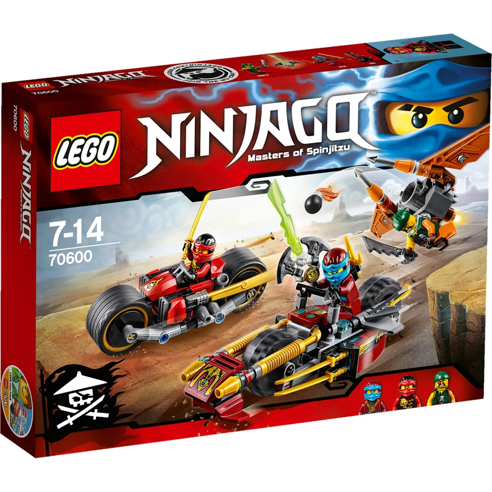 LEGO Ninjago: Ninja motorachtervolging (70600) Afbeelding 1