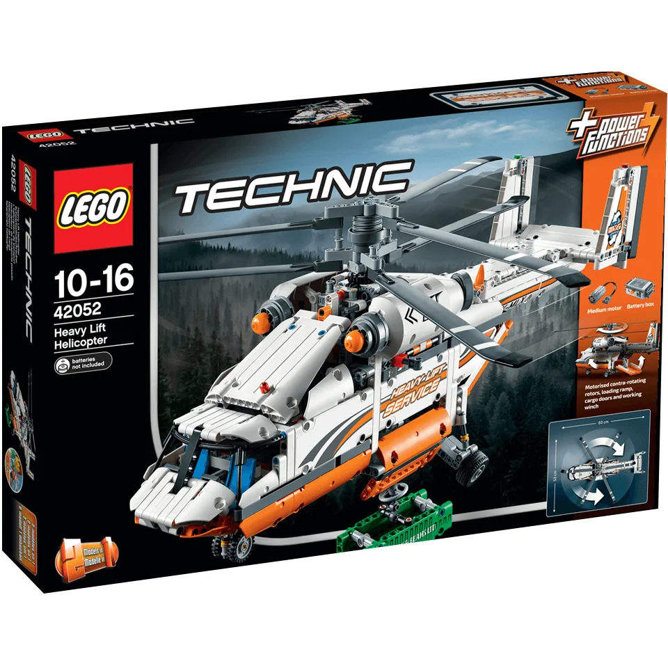 LEGO Technic: Grote vrachthelikopter (42052) Afbeelding 1