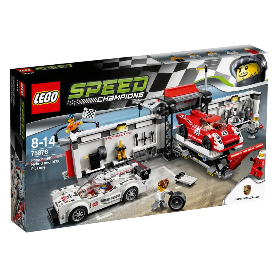 LEGO Speed Champions: Porsche 919 Hybrid en 917K pitstraat (75876) Afbeelding 1