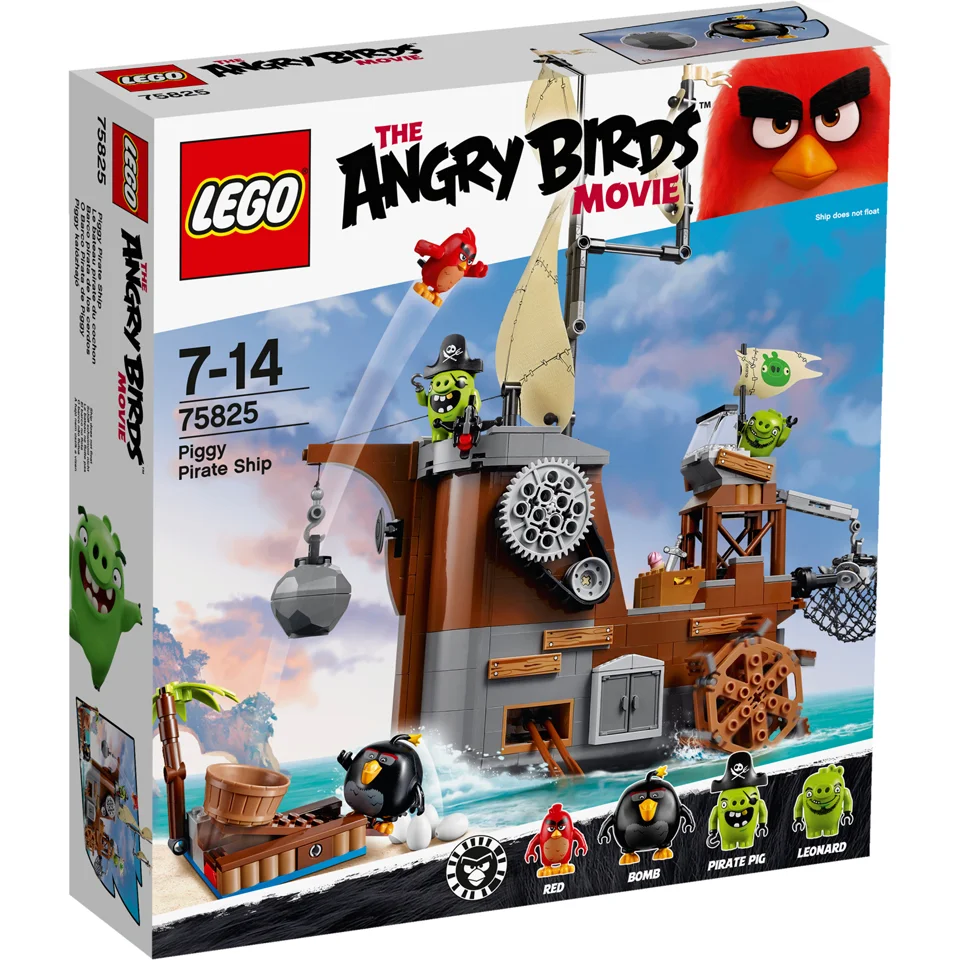 LEGO Angry Birds: Piggy piratenschip (75825) Afbeelding 1