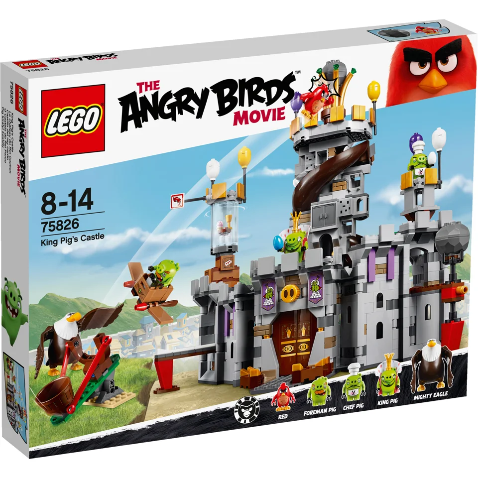 LEGO Angry Birds: Het kasteel van koning Pig (75826) Afbeelding 1