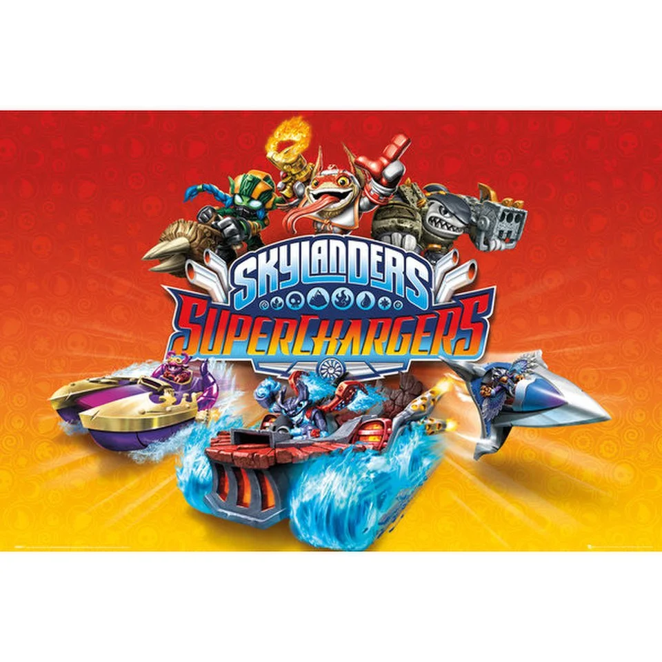 Skylanders Superchargers Characters - 24 x 36 Inches Maxi Poster Afbeelding 1