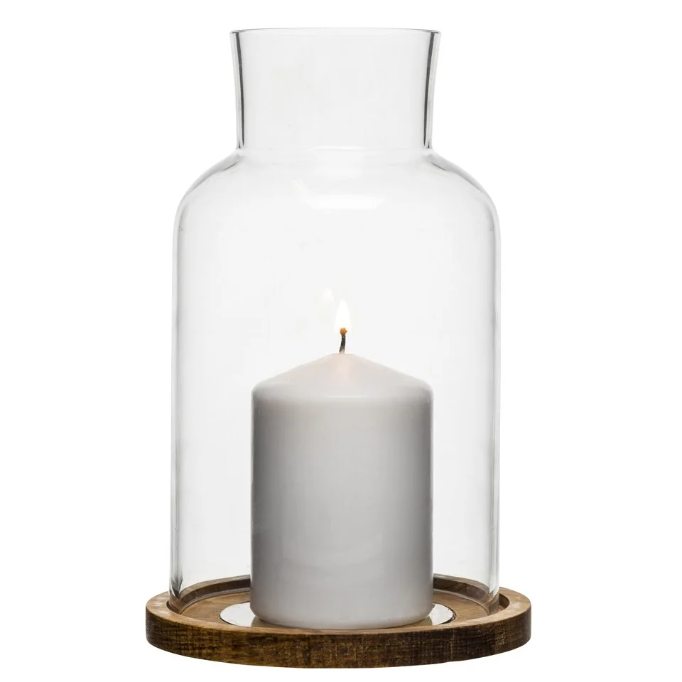 Sagaform Oval Oak Candle Holder Afbeelding 1