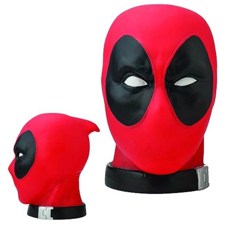 Monogram Marvel Deadpool Hoofd 1:1 Schaal Coin Bank Afbeelding 1