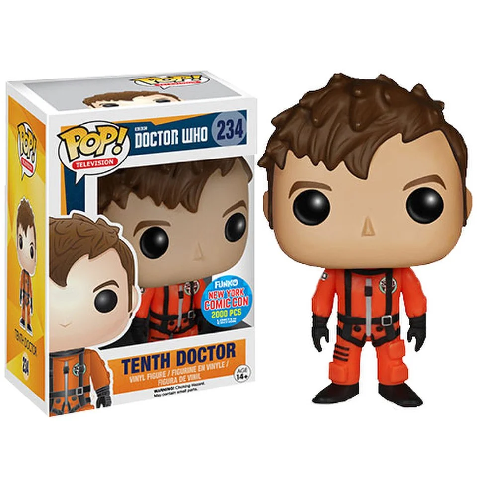 NYCC Doctor Who 10th Doctor in Space Suit Funko Pop! Figuur Afbeelding 1