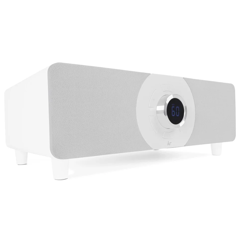 Kitsound Boom Evolution 110W Bluetooth Docking Station - White Afbeelding 1