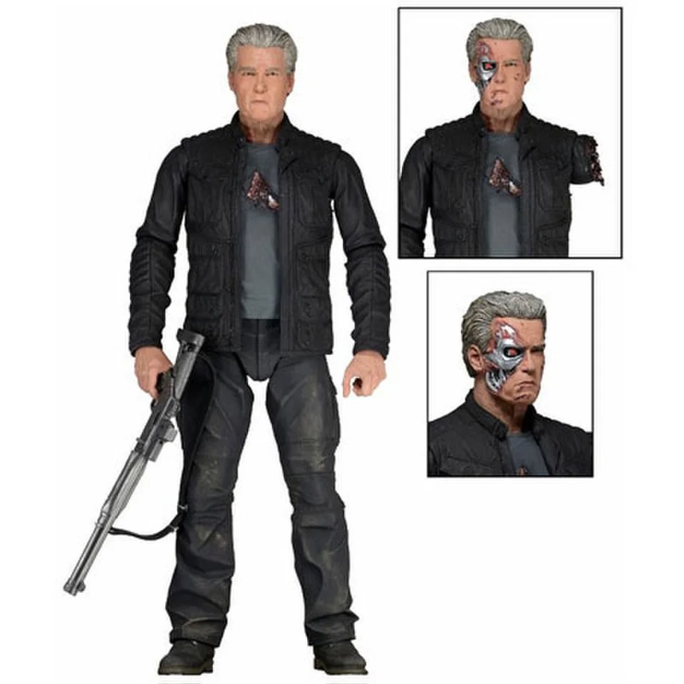 NECA Terminator Genisys T-800 7 Inch 2017 Version Action Figure Afbeelding 1