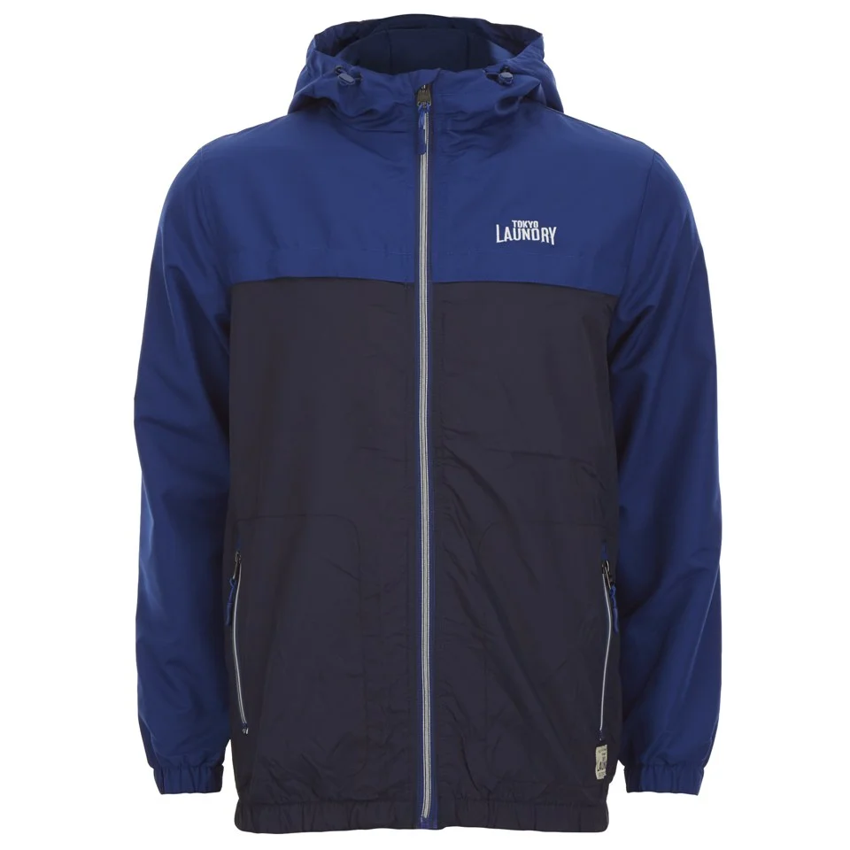 Tokyo Laundry Men's Carmel Windrunner Jacket - Midnight Blue - S - Blauw Afbeelding 1