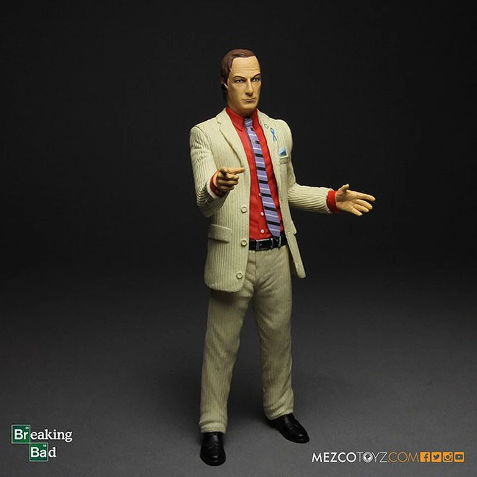 Mezco Breaking Bad Diorama Saul Goodman NYCC 2015 Exclusive Action Figure 15 cm Afbeelding 1