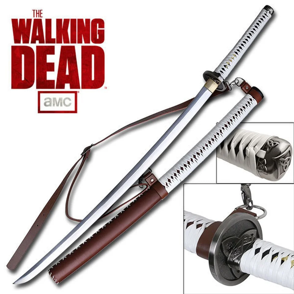 Master Cutlery The Walking Dead Replica 1/1 Michonne Katana Deluxe Collectors Edition 105 cm Afbeelding 1