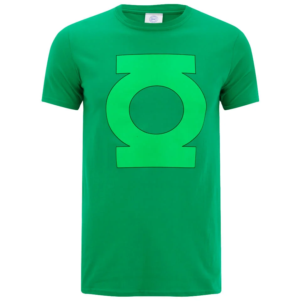 DC Comics Men's Green Lantern Logo T-Shirt - Green - S - Groen Afbeelding 1