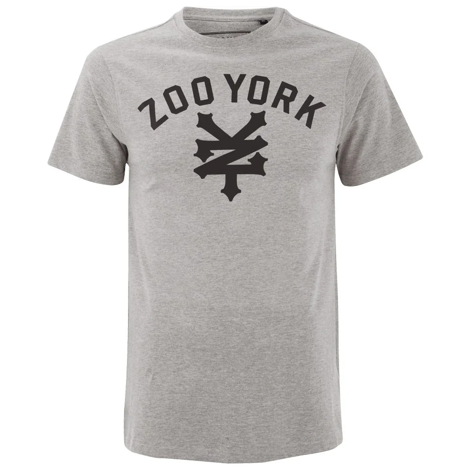 Zoo York Men's Templeton T-Shirt - Ath Grey - S - Grijs Afbeelding 1