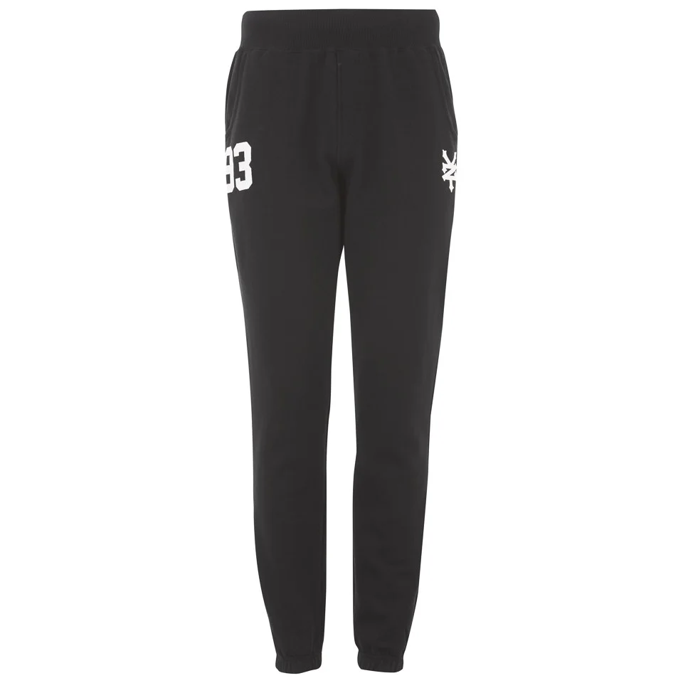 Zoo York Men's Huston Sweatpants - Anthracite - S - Zwart Afbeelding 1