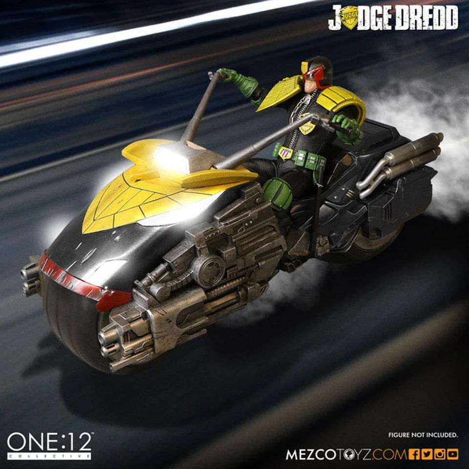 Mezco Toys Judge Dredd Vehicle with Sound and Lights 1/12 Judge Dredd's Lawmaster Afbeelding 1